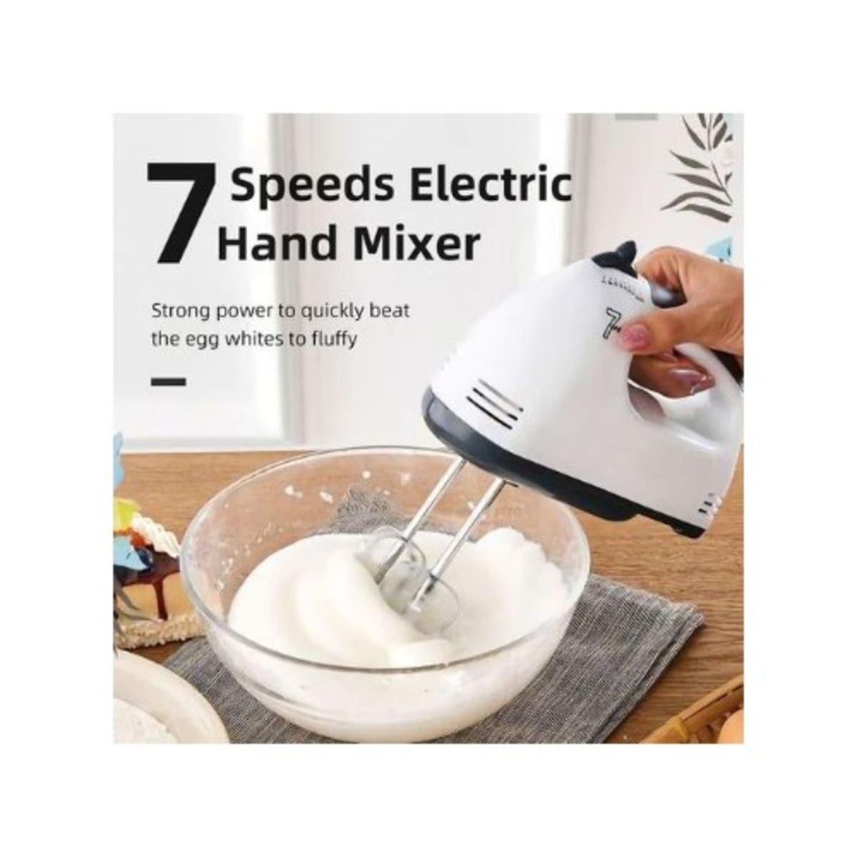 Electric Hand Mixer Whisk Egg Beater Cake Baking Konga Online