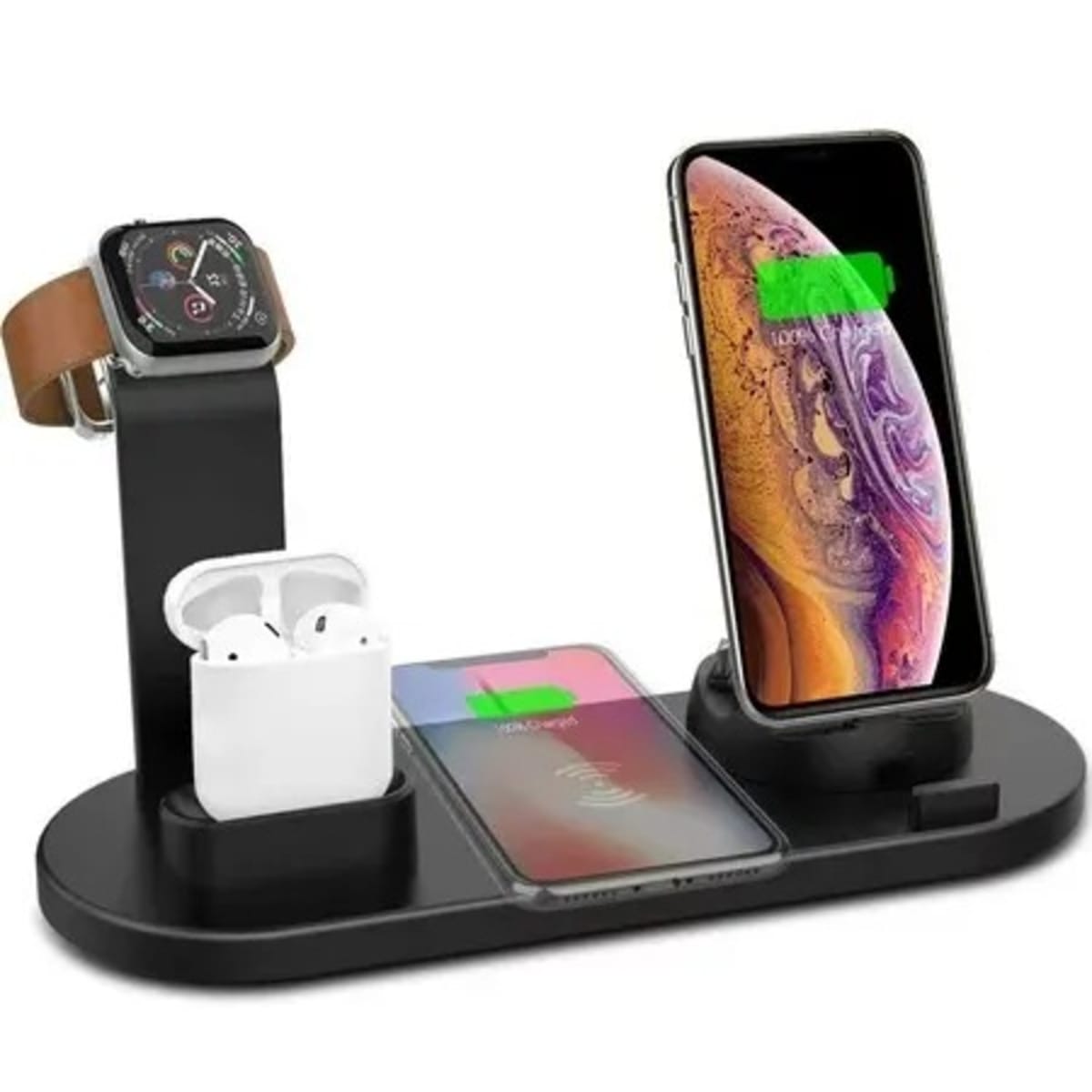 Wireless charging station iPhone Airpods Apple Watch