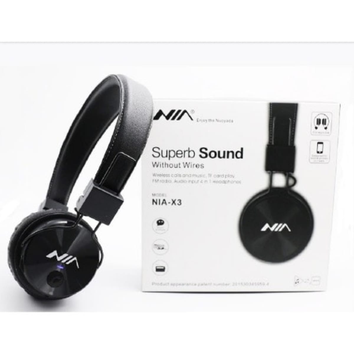 NIA X3 Superb Sound Bluetooth Headphone Konga Online Shopping