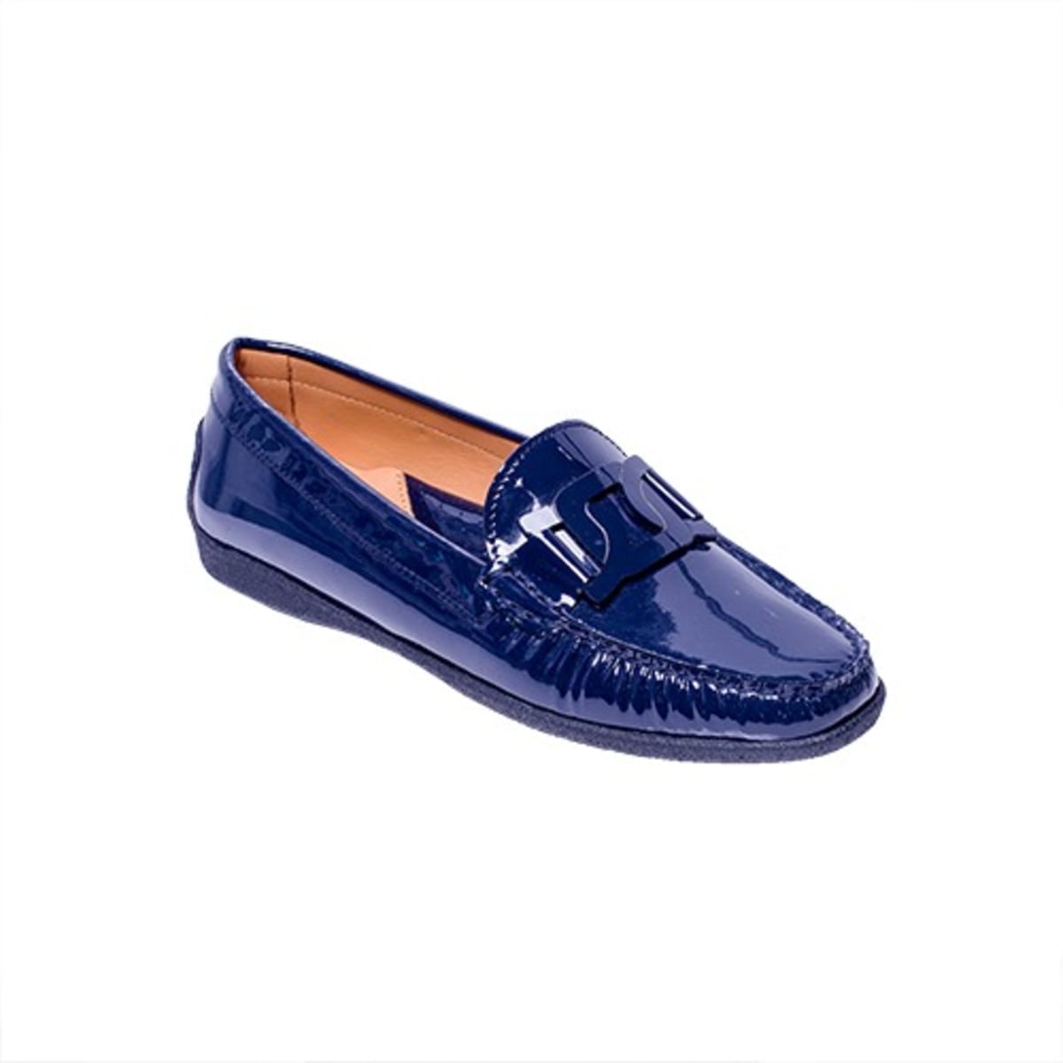 Blue patent loafers new arrivals