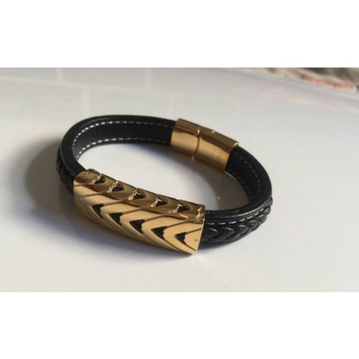 Expensive leather new arrivals bracelet