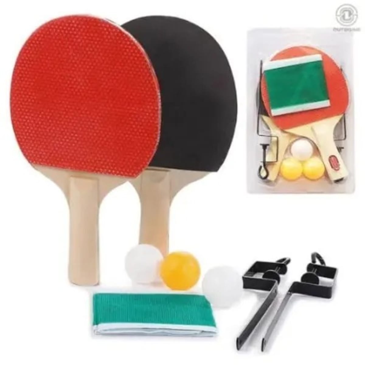 Set Of Table Tennis Bats, Ball, Net And Pot Konga Online Shopping