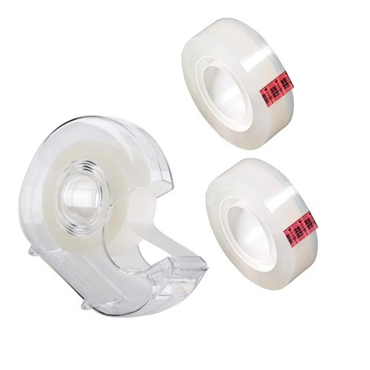 Clear shop tape dispenser