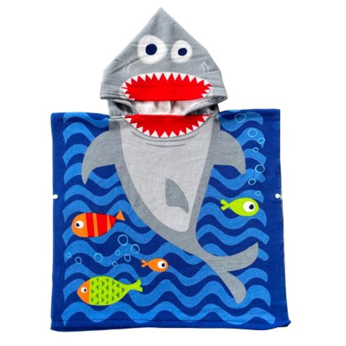 Baby shark shop poncho towel