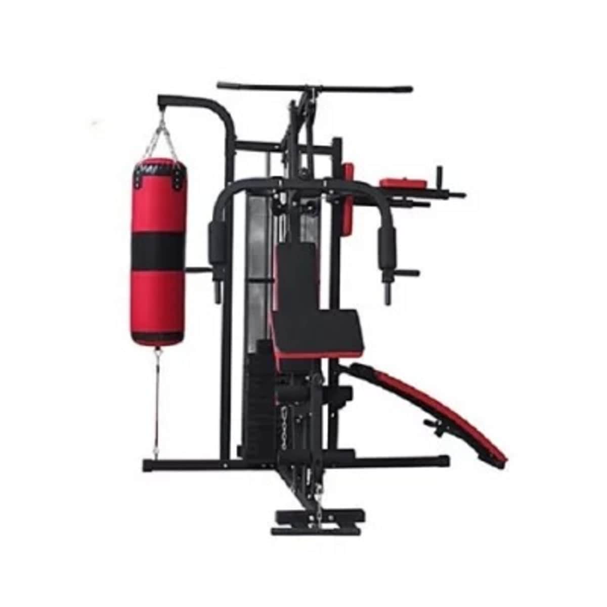Three station punching bag stand top