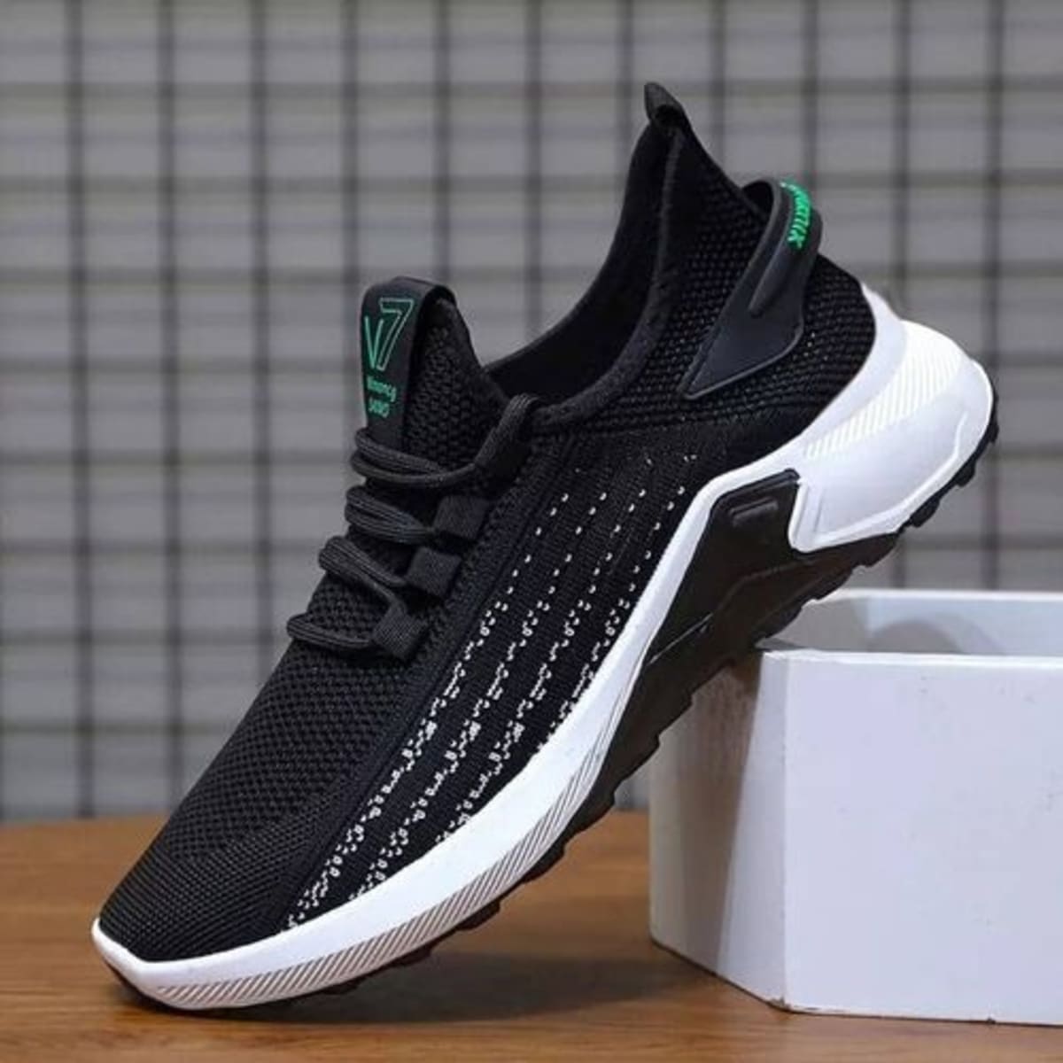 Men s Smart Easy On Sneakers Black Konga Online Shopping