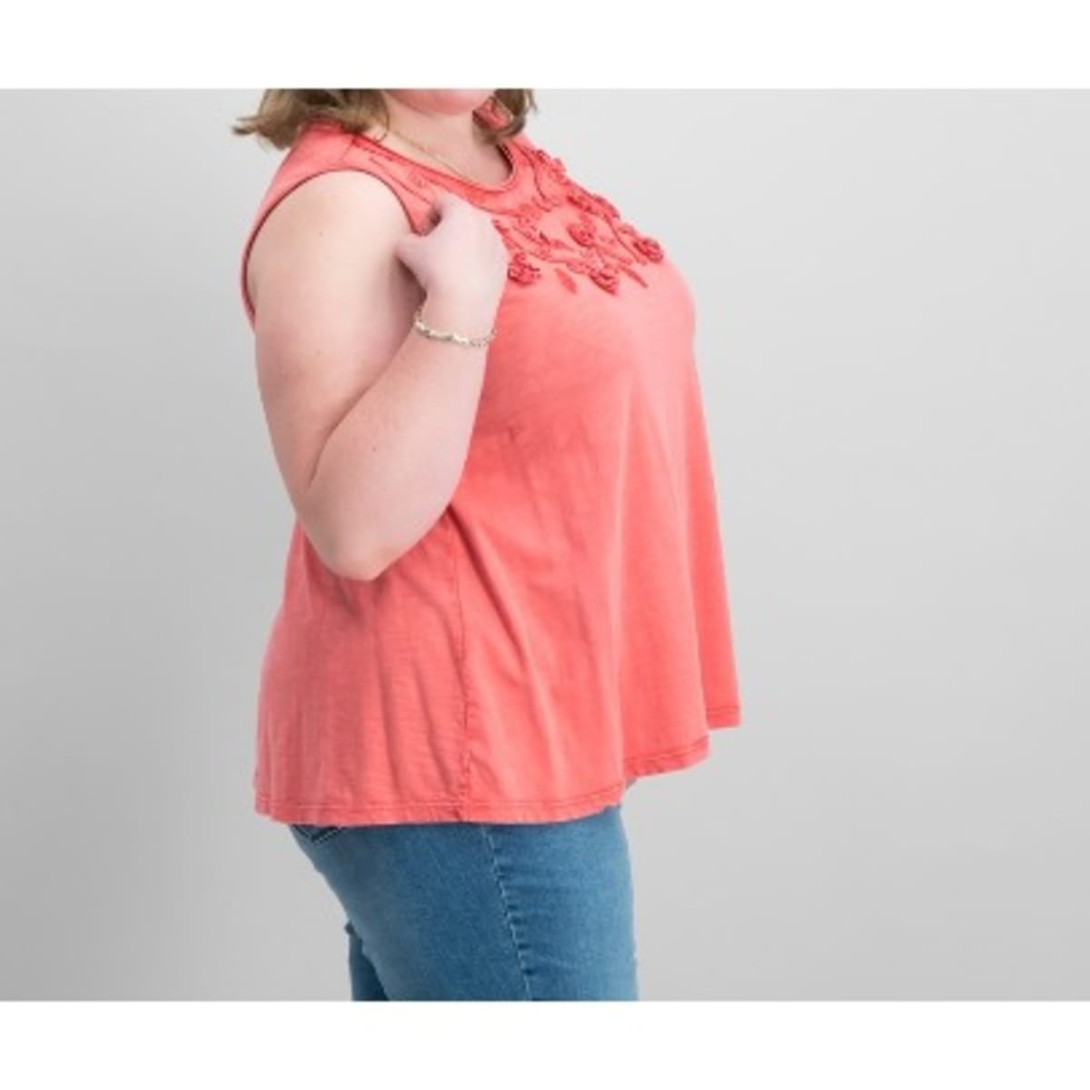 Women's Plus Size Cotton Tank Top