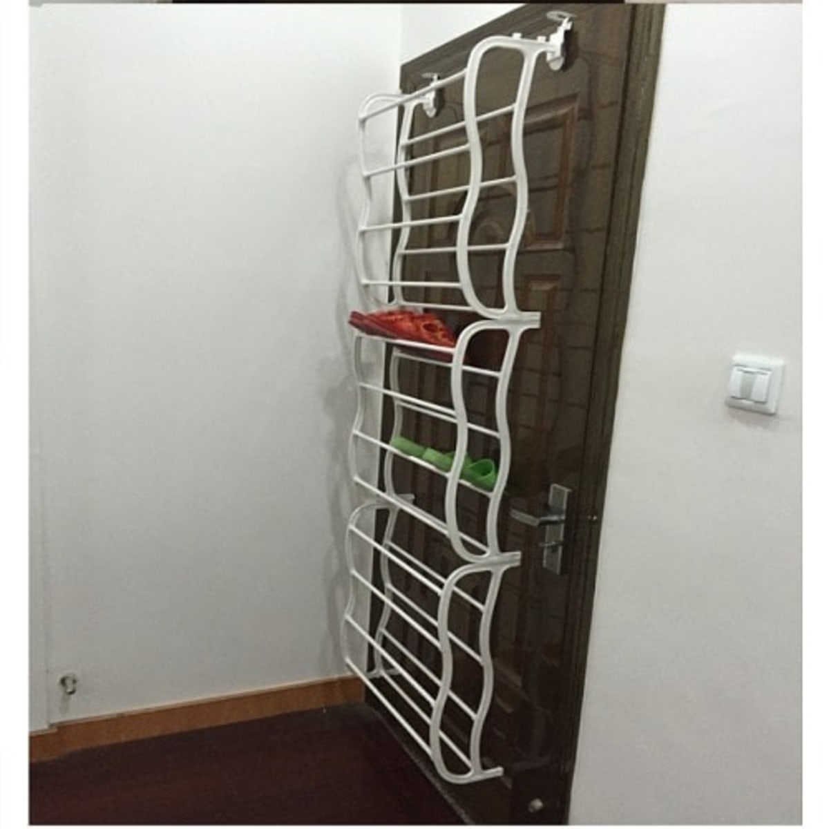 Sunbeam over the cheap door shoe rack
