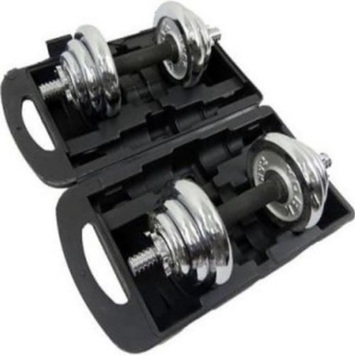 Chrome dumbbell set 20kg sales
