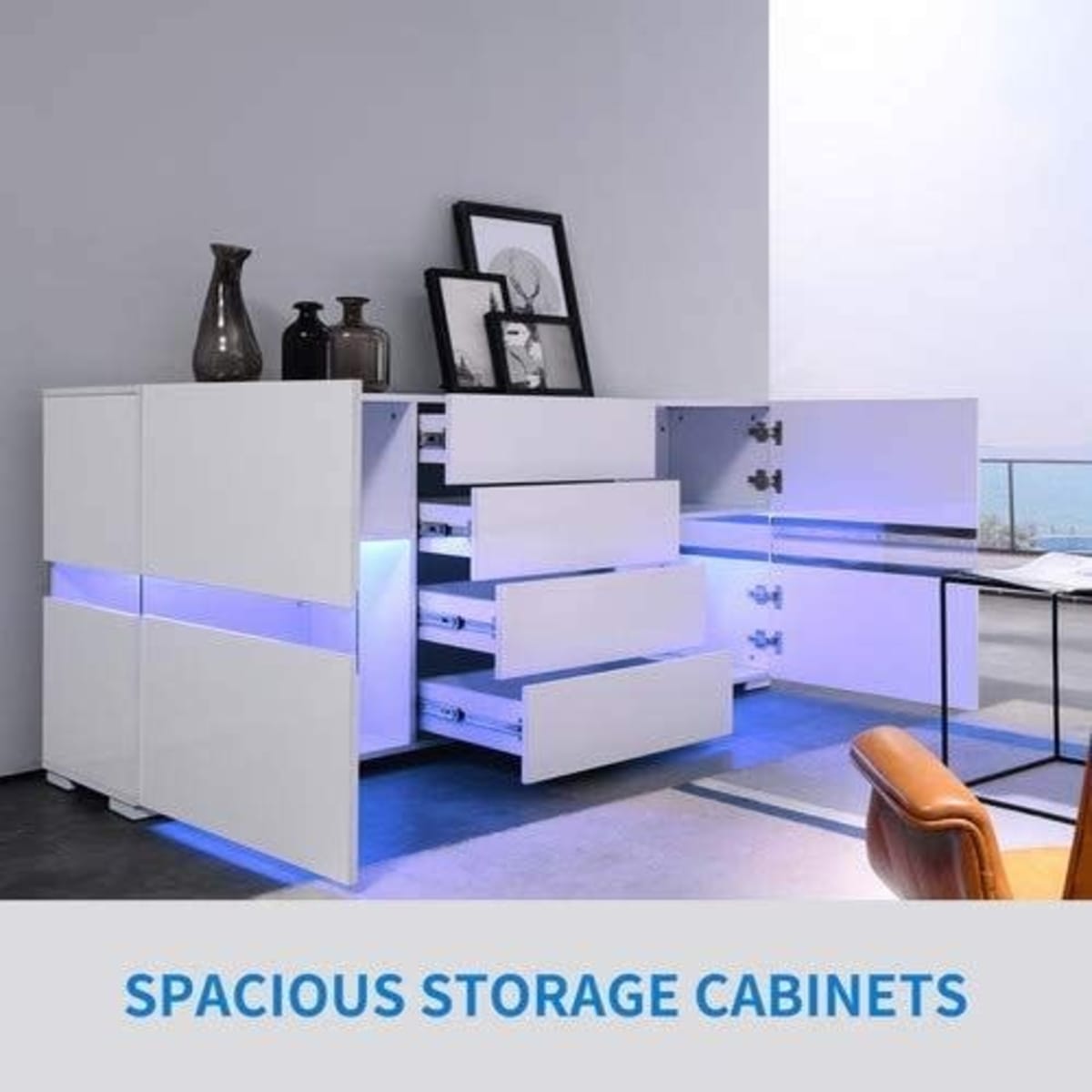 Nk mecor Sideboard Cabinet Buffet kitchen Sideboard And Storage