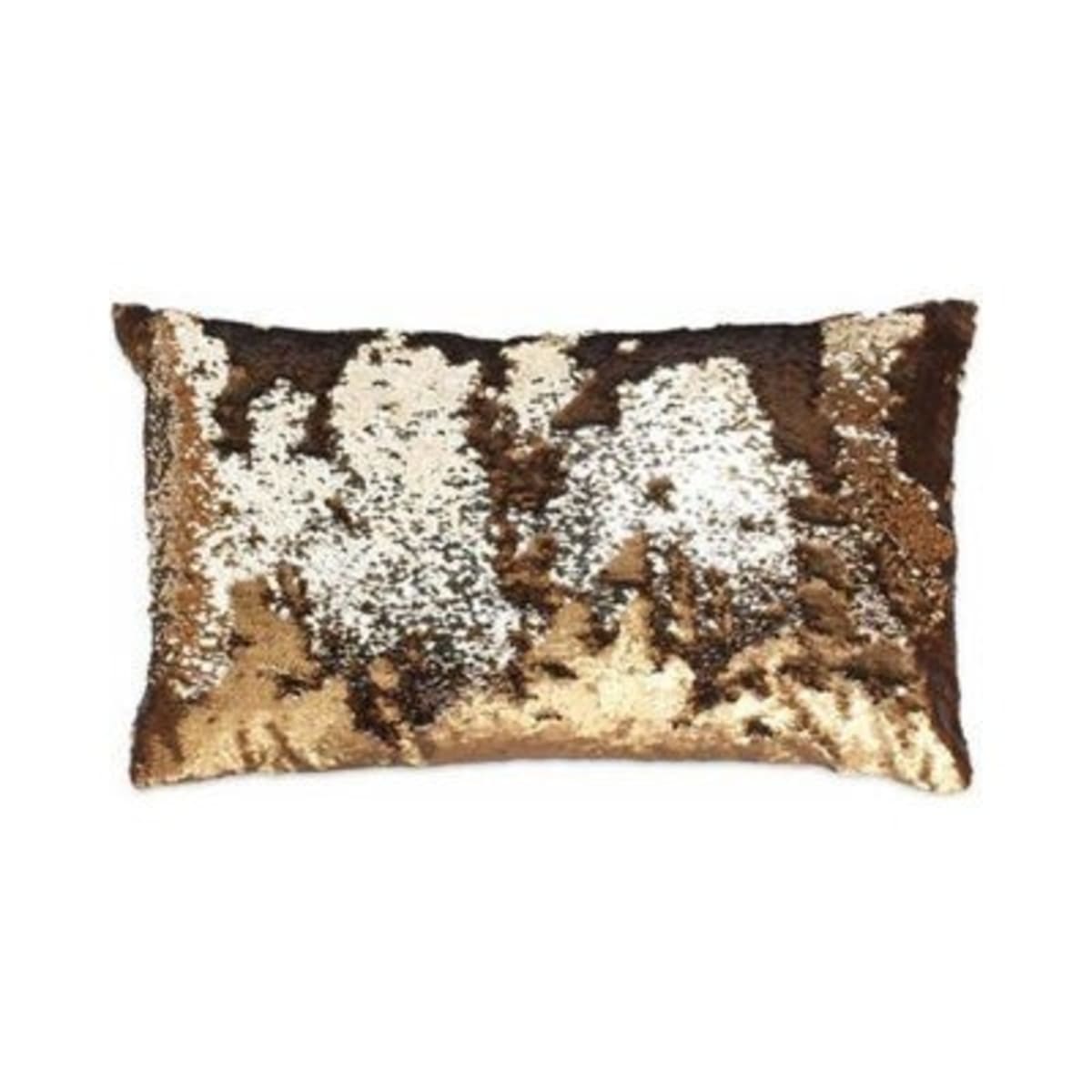 Copper sequin cushion 2025