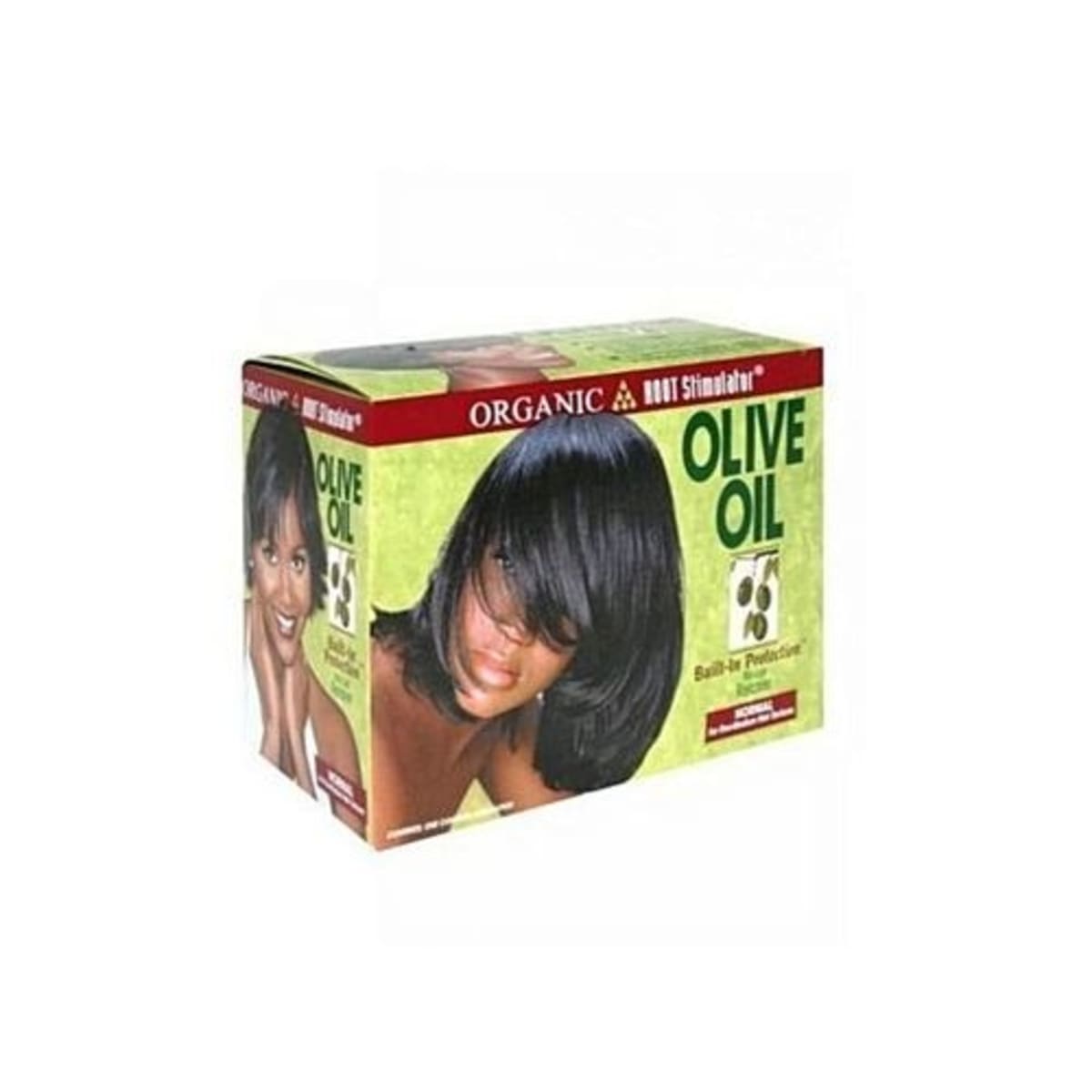 Organic Root Stimulator Normal Olive Oil Built-In Protection No Lye Relaxer  System