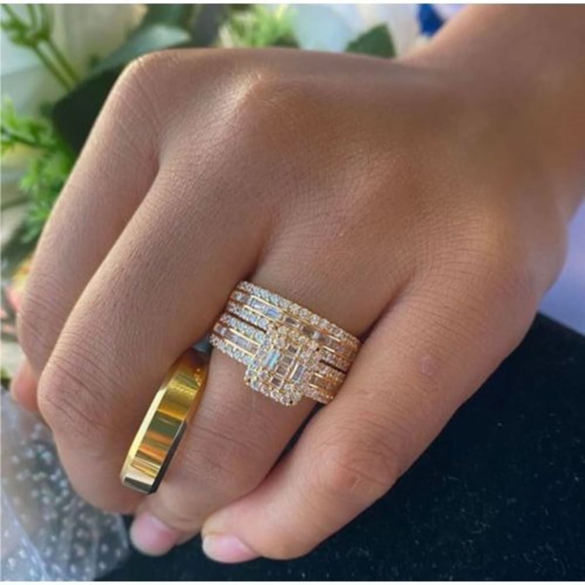 Gold Plated Wedding Ring Set B9 Konga Online Shopping
