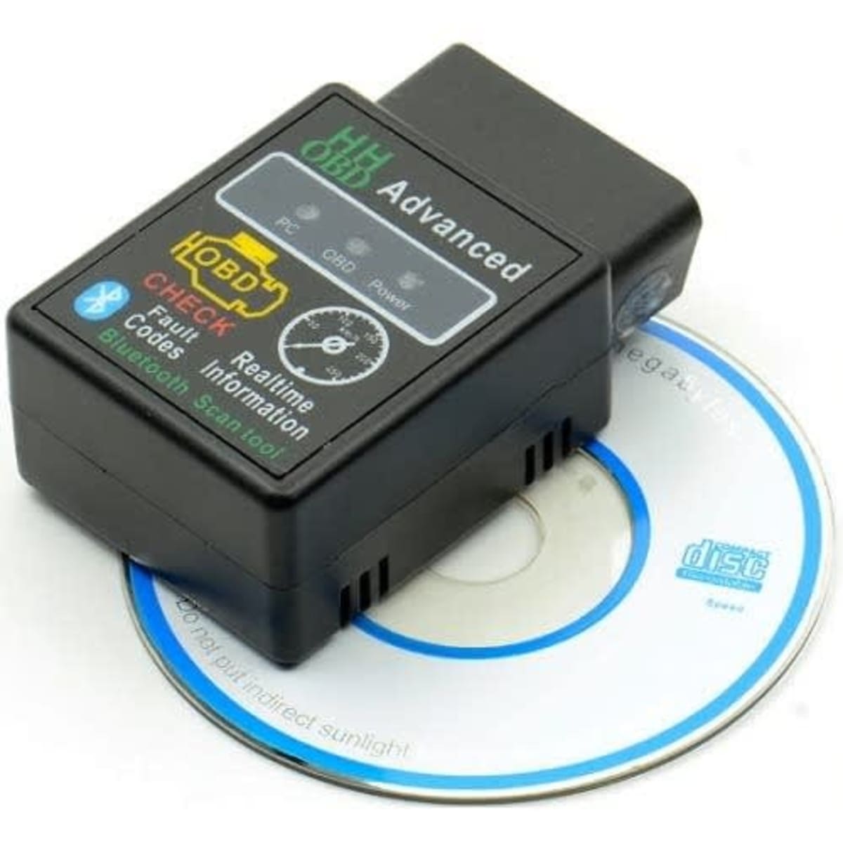 ELM327 V2.1 Bluetooth OBD2 Car Fault Diagnostic Tool - Black
