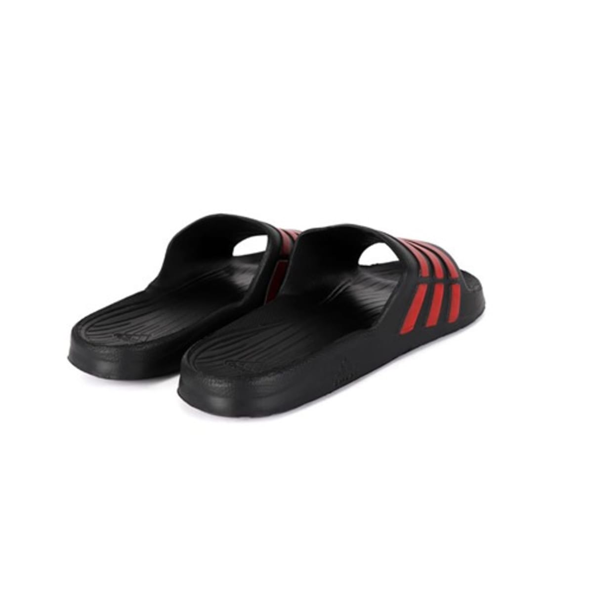 Red adidas sales duramo slides