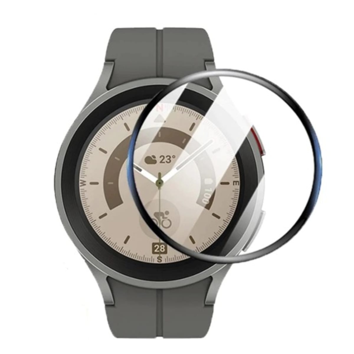 Tempered glass galaxy watch best sale
