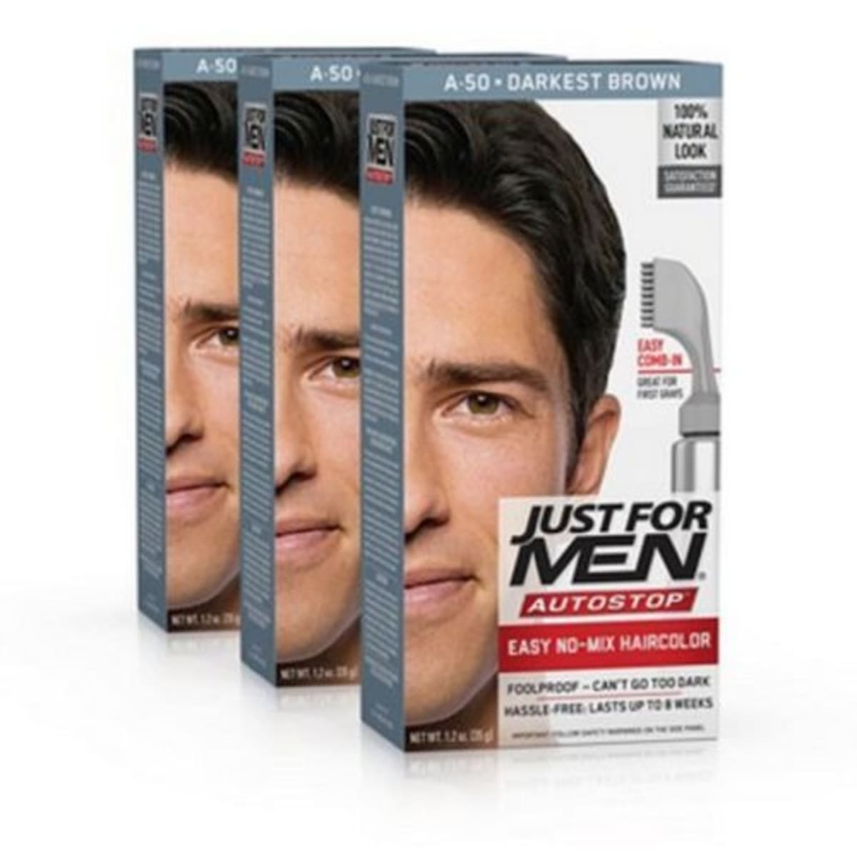 Easy Comb-in Color, Hair Color for Men