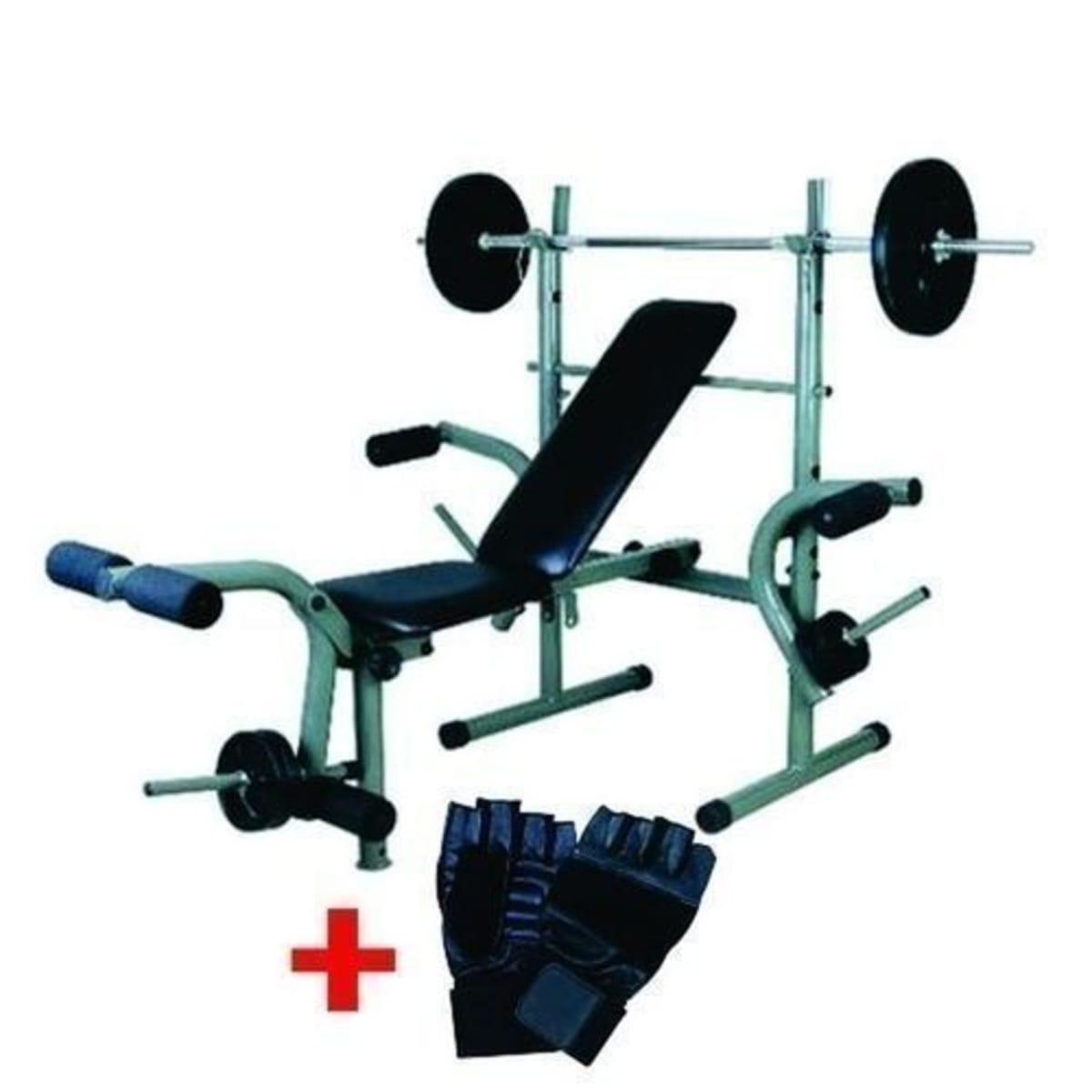 Weight bench with plates sales