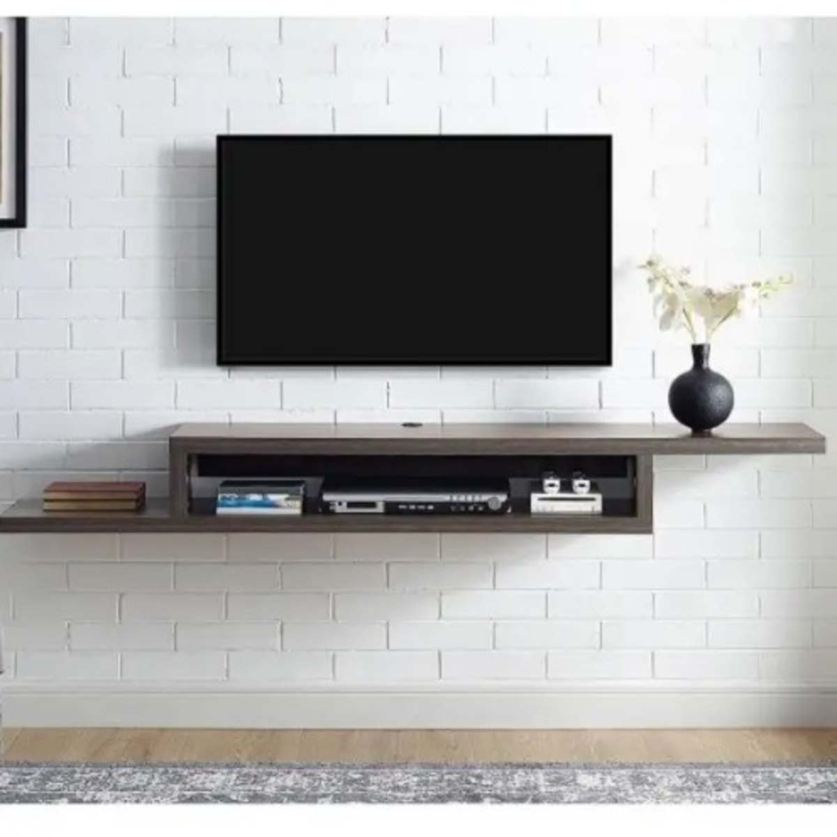 floating tv shelf for wall