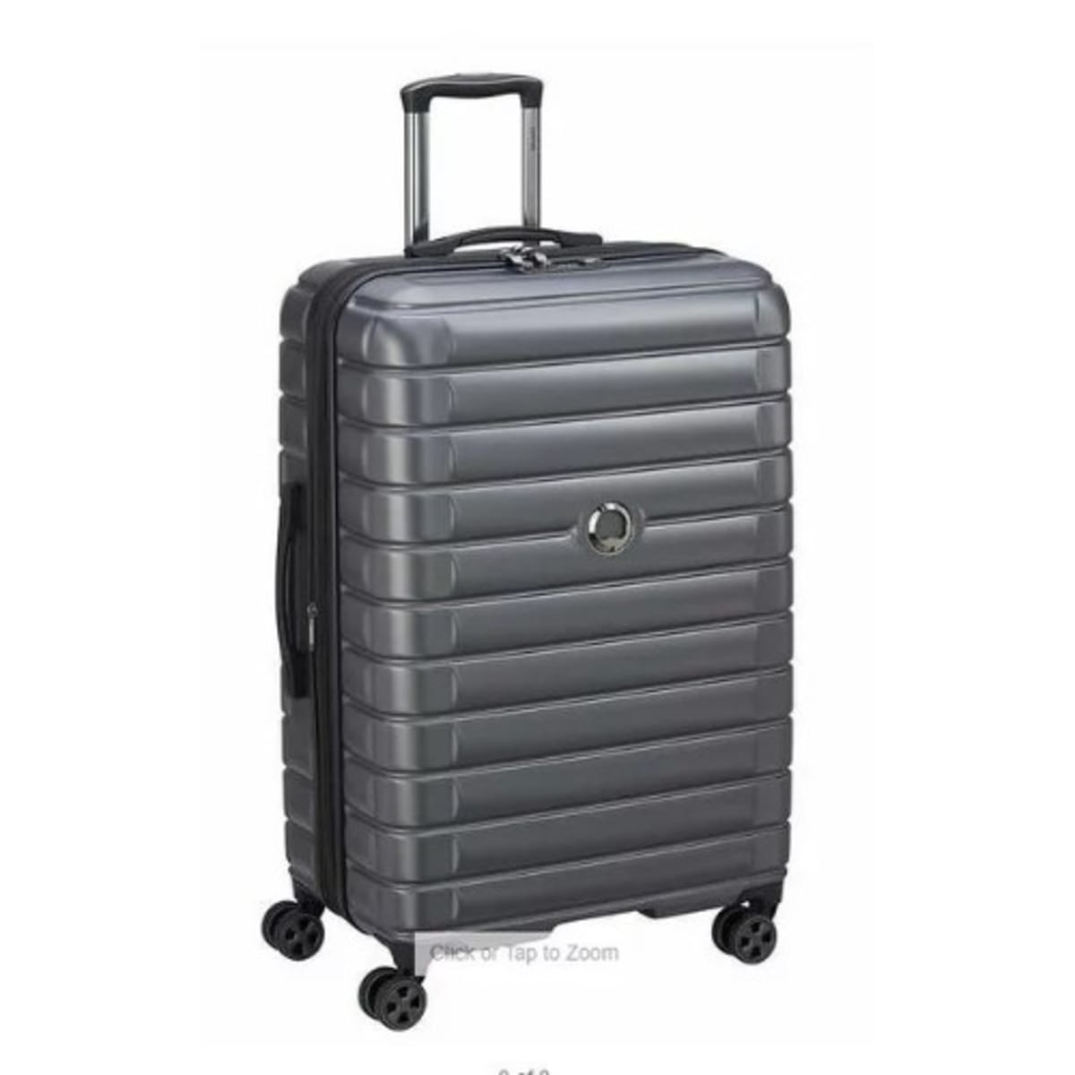 Delsey Paris 2 piece Hardside Spinner Luggage Set Graphite Black