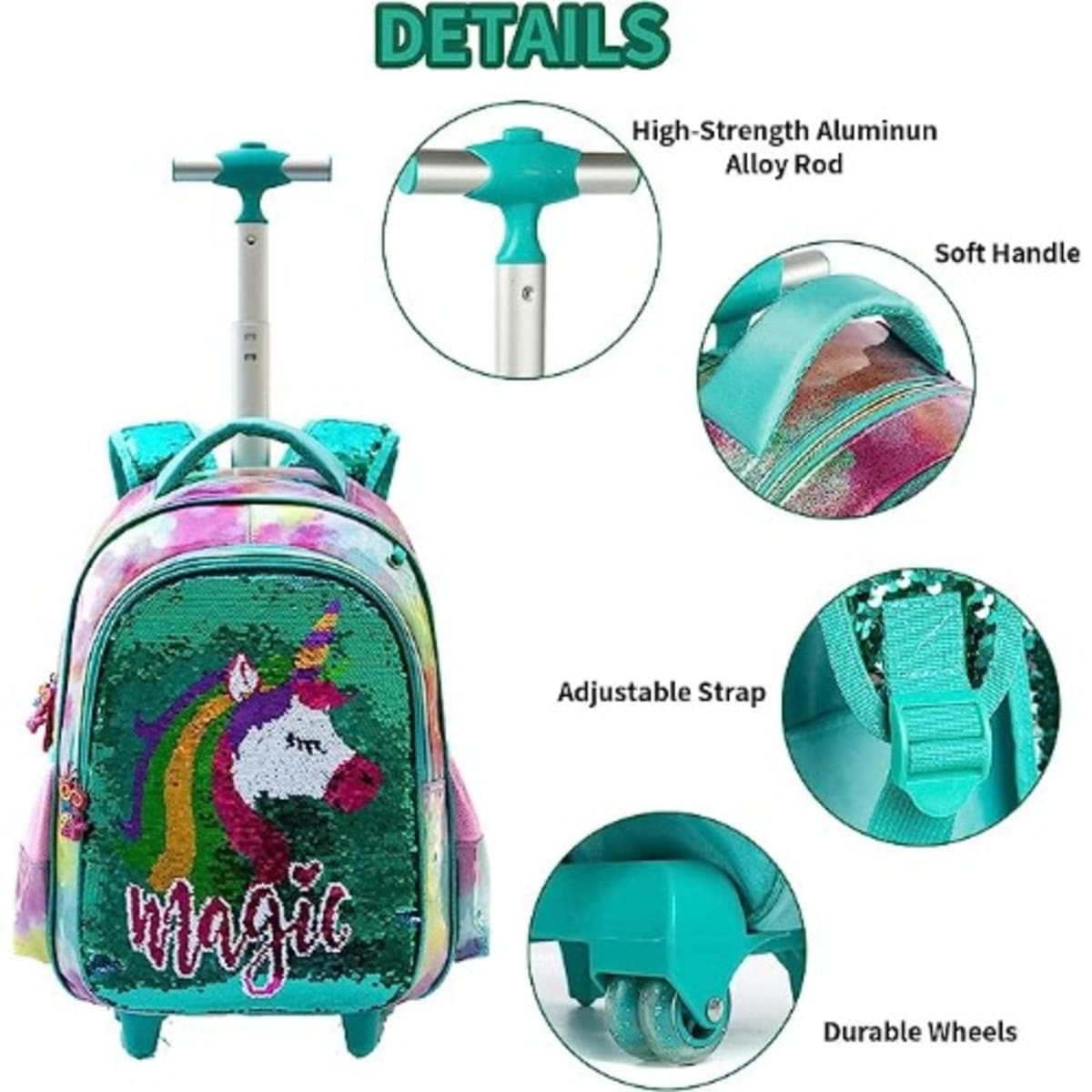Reversible sequin discount school bag