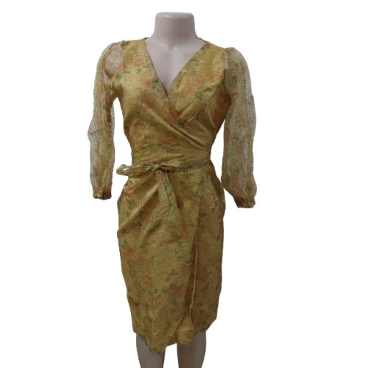 Lace wrap dress sales