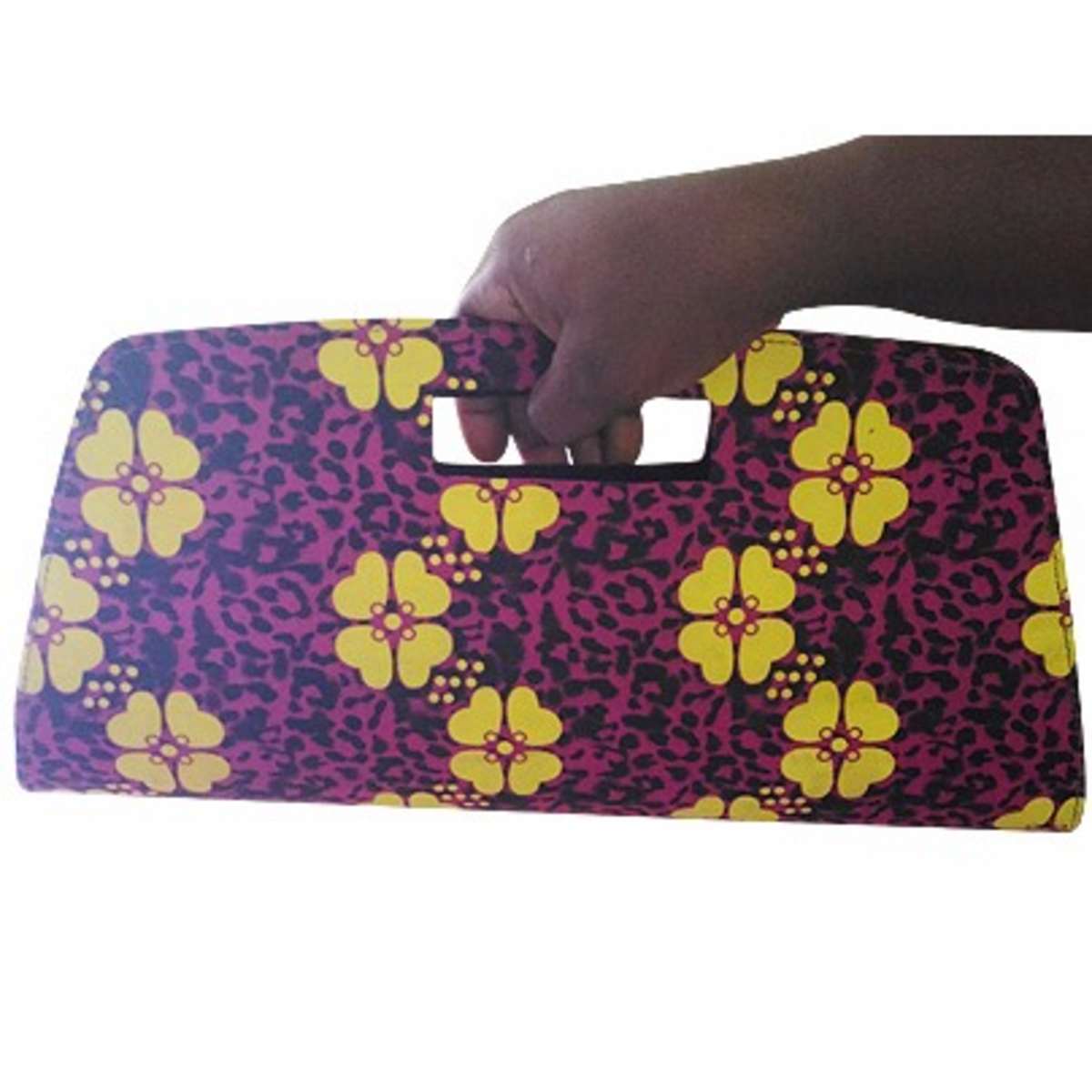 Fabric clutch store purse