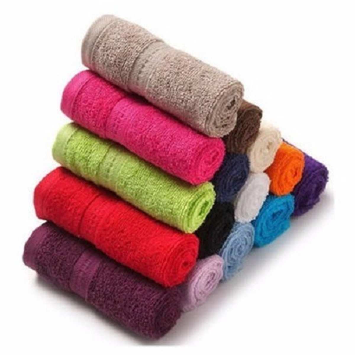 Face Towels Pack of 15 Multicolour Konga Online Shopping