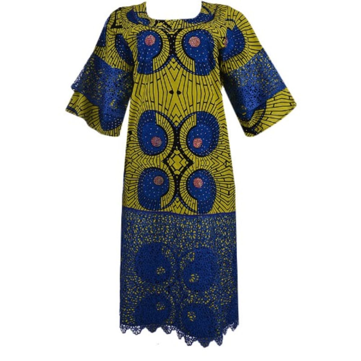 Short ankara best sale kaftan
