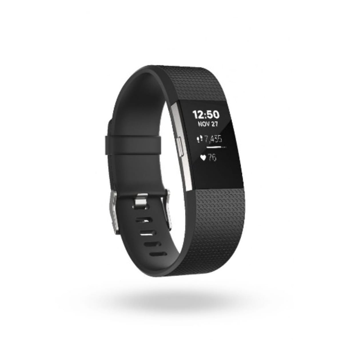 Fitbit Charge 2 Heart Rate Fitness Wristband Black Start