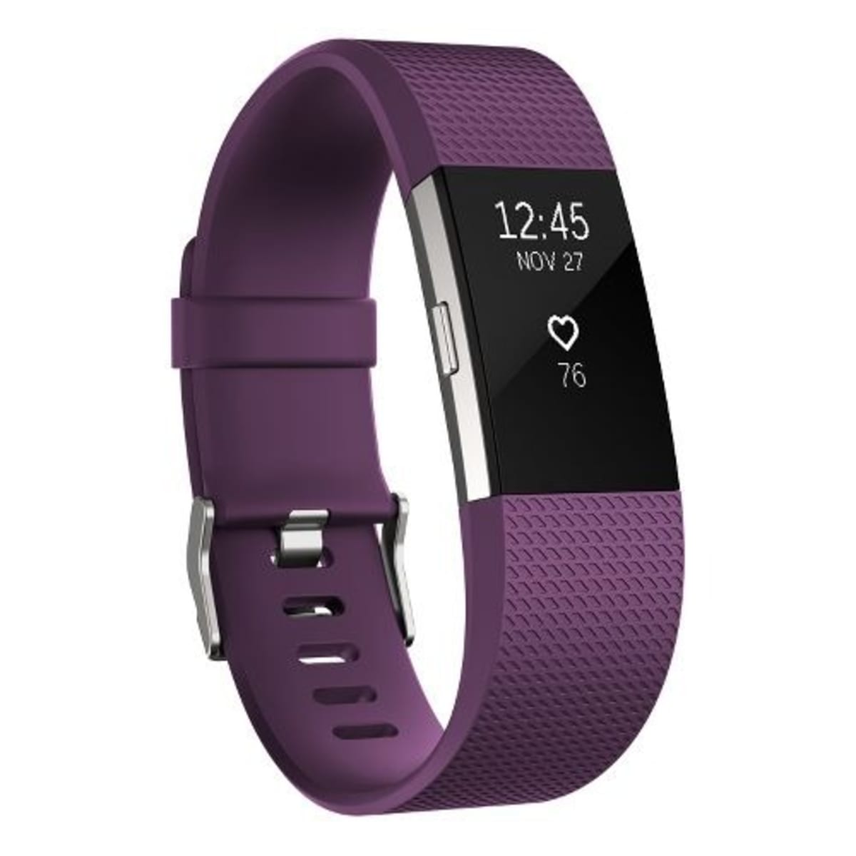 Fitbit Charge 2 Heart Rate Fitness Wristband Purple Start