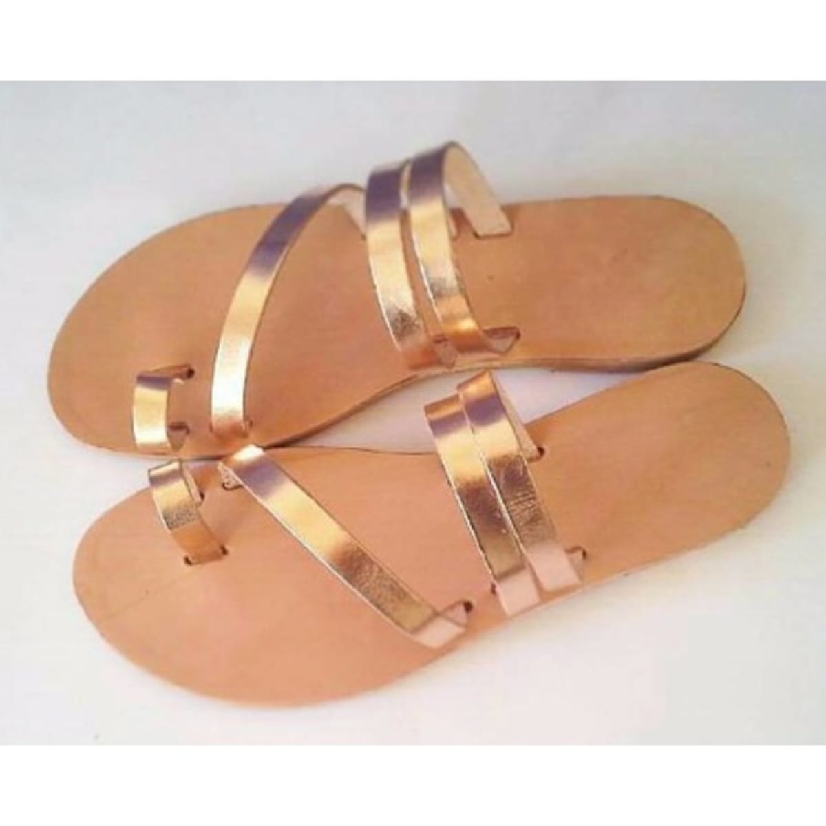 Flat Women s Slippers Gold Konga Online Shopping