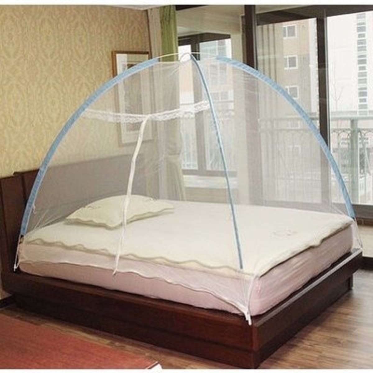 Foldable Mosquito Net Tent - 7x7 ft
