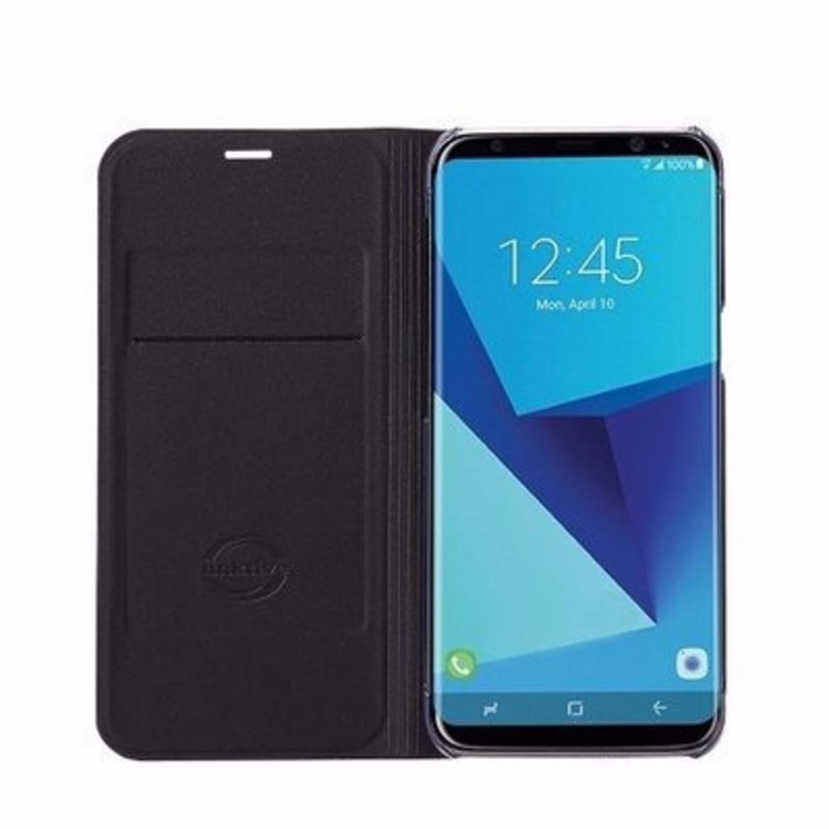 Full Flip Leather Case for Samsung Galaxy C7 Pro Black Konga