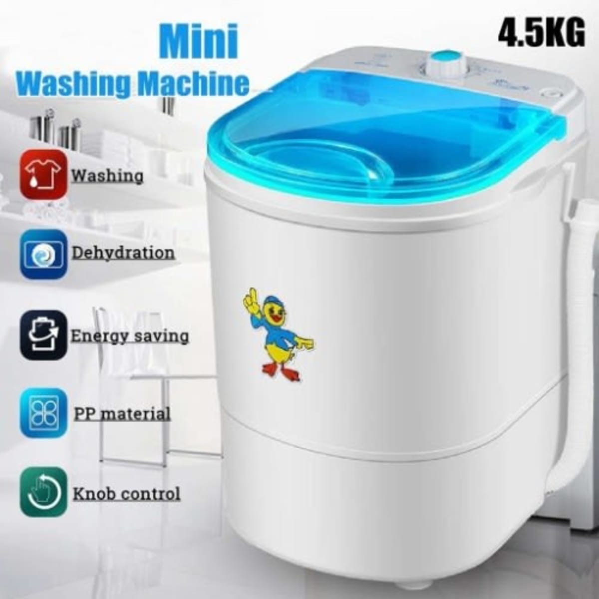 Mini Washing Machine - 4.5kg