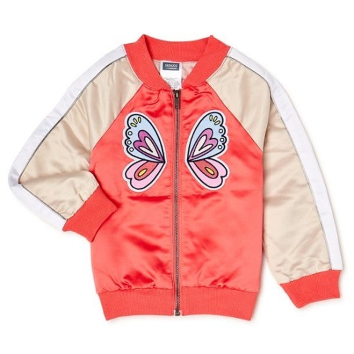 Garanimals 365 Kids Girls Butterfly Bomber Jacket Multicolour