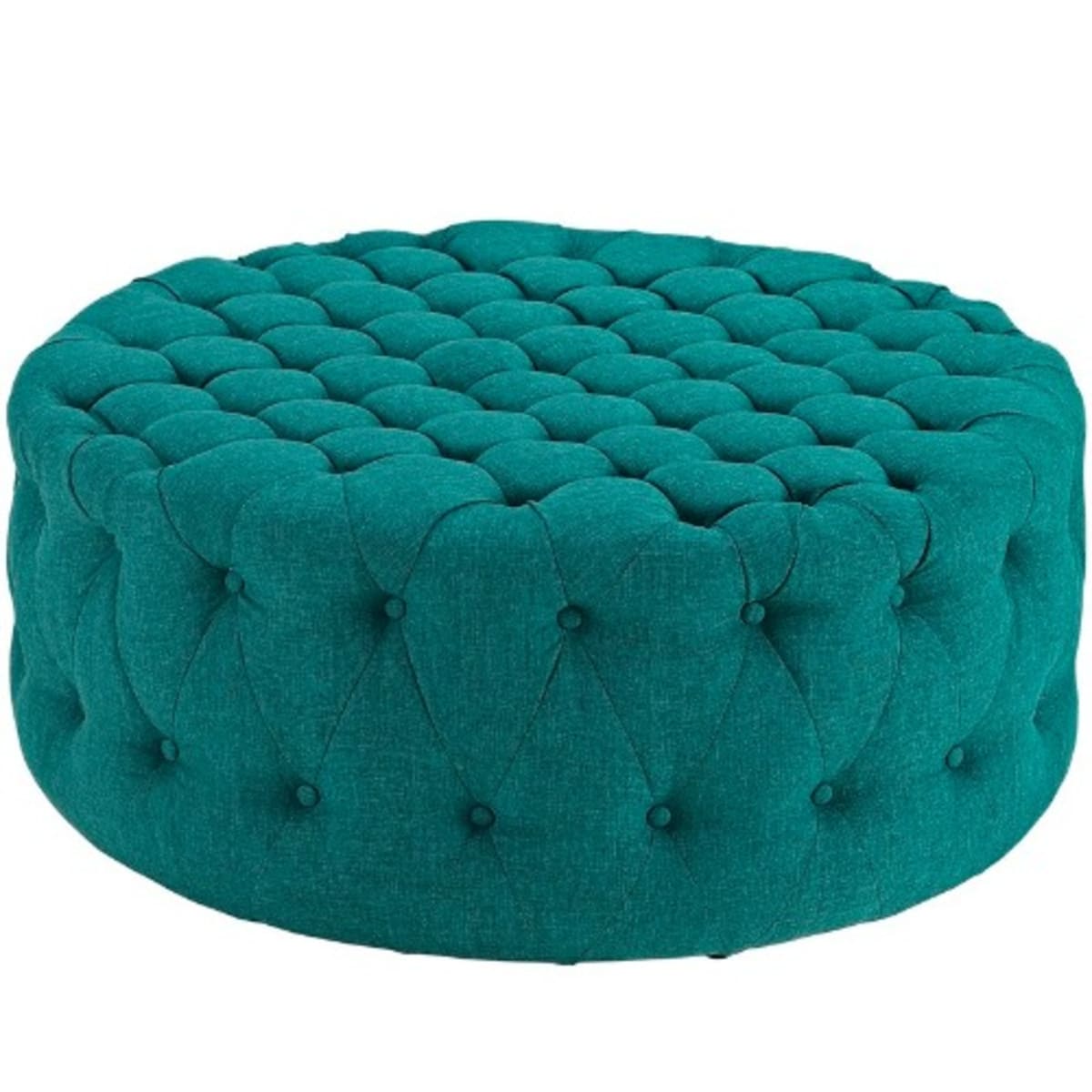 Kenedy tufted cheap cocktail ottoman