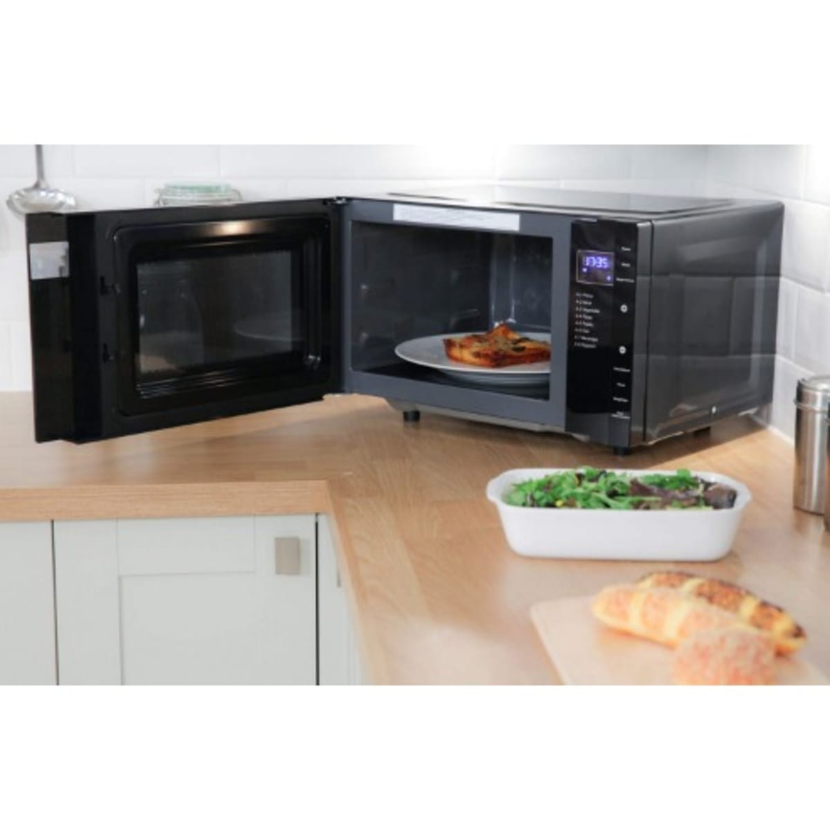 Russell hobbs deals black digital microwave