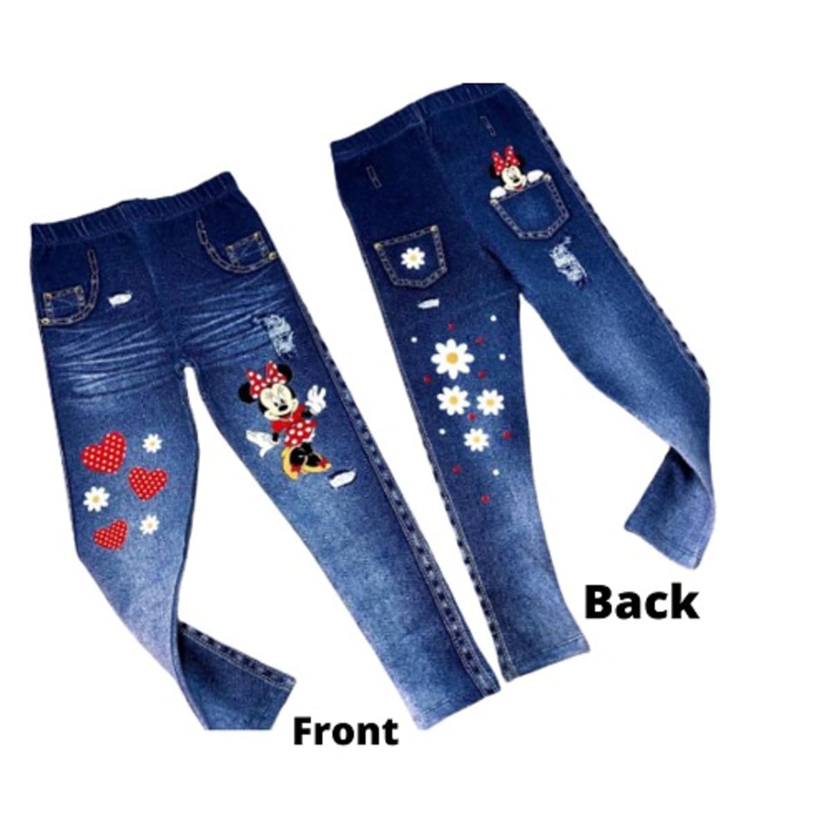 girls' jean leggings