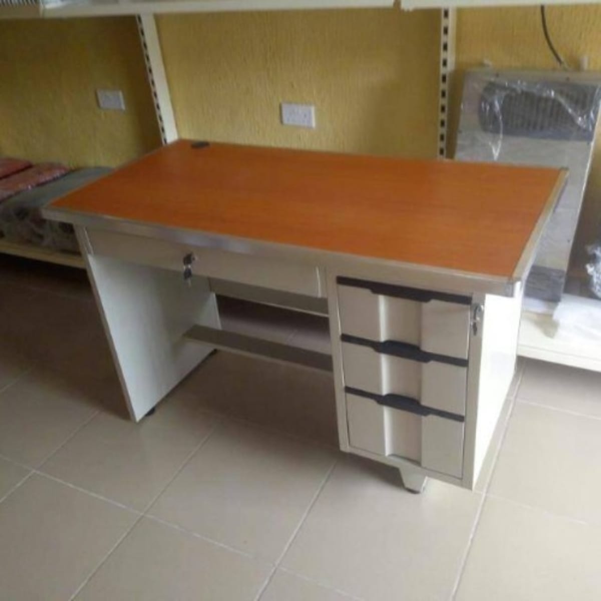Metal office deals table online