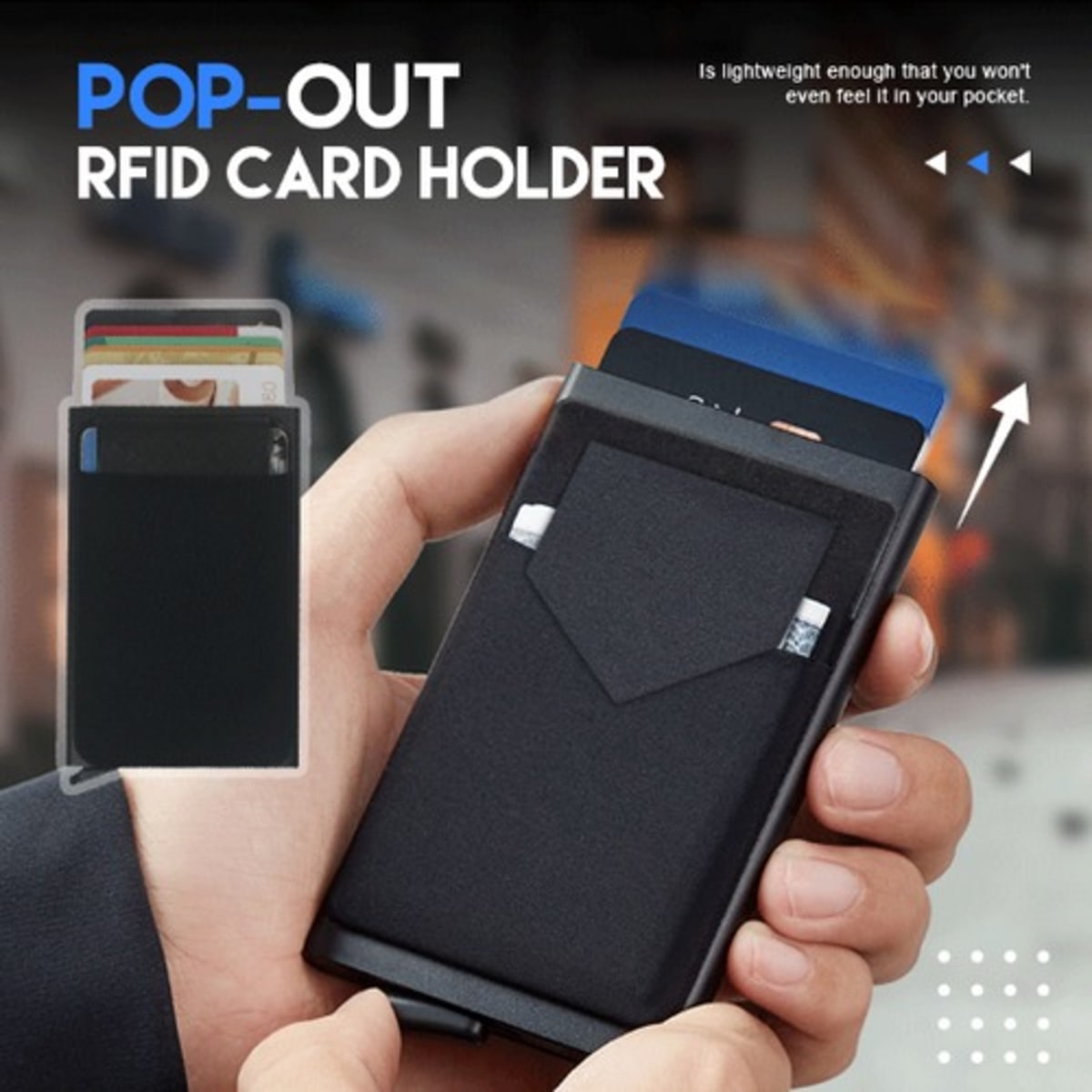 Pop Up Atm Card Holder Black Konga Online Shopping