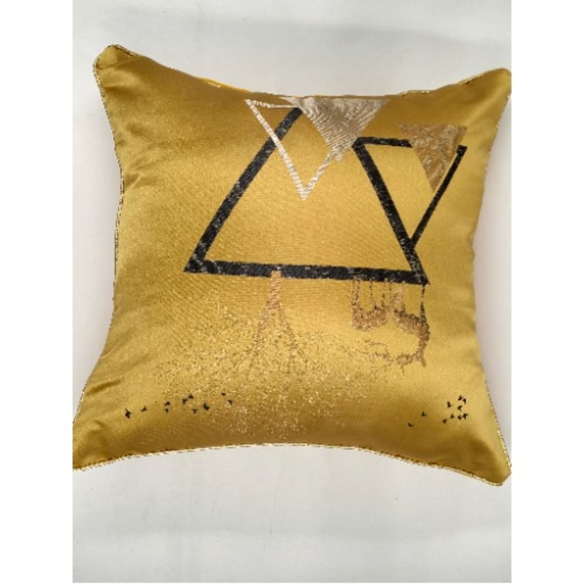 Gold outlet star pillow