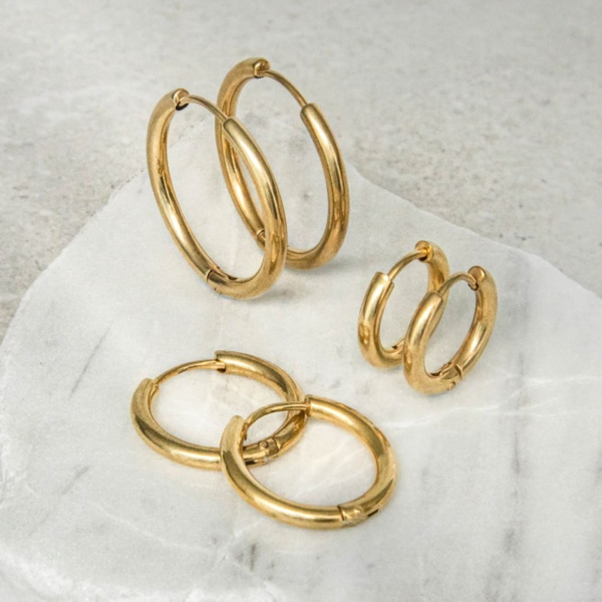 3 pair 2025 hoop earring set