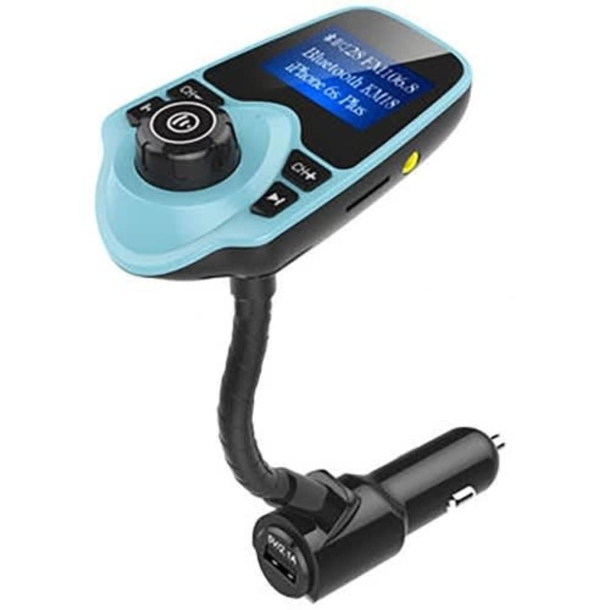 Wireless In-Car Bluetooth FM Transmitter Radio Adapter Car Kit with USB  Charger & Media Player