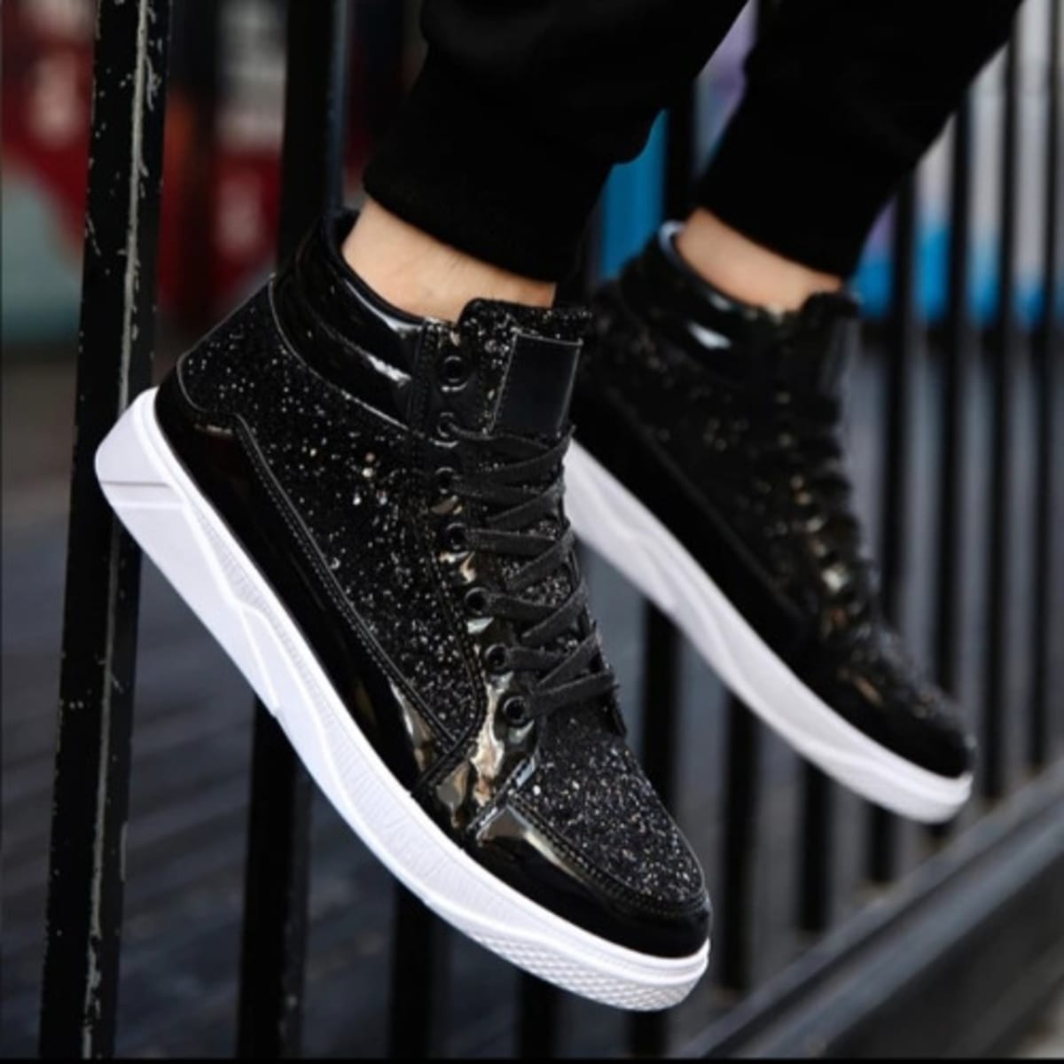 Lace high cheap top sneakers