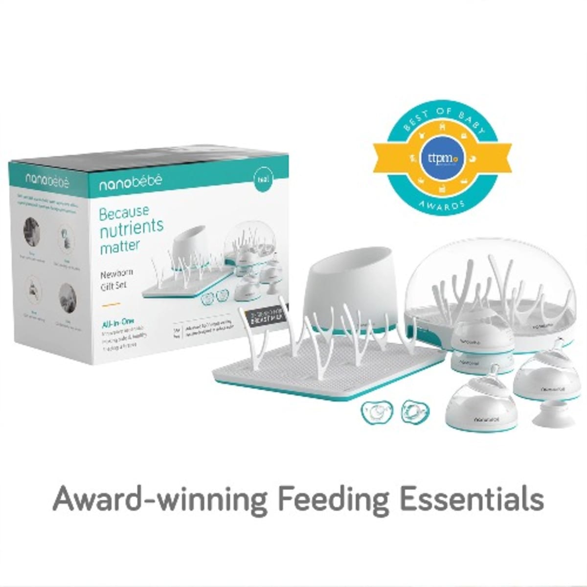 Complete Newborn baby Feeding Bottles Starter Kit Teal Konga