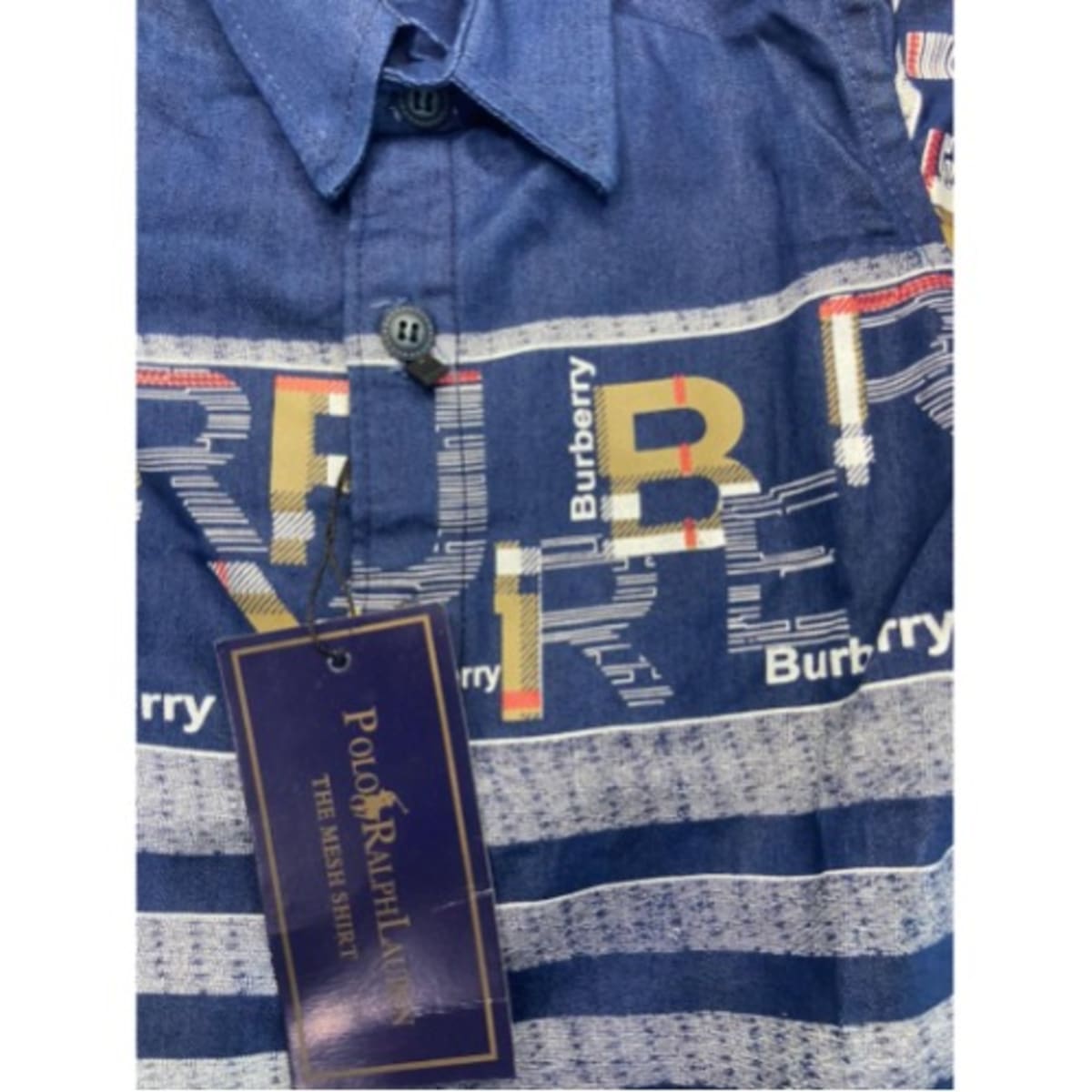 A S Ninex Burberry Jean Shirt Blue Konga Online Shopping