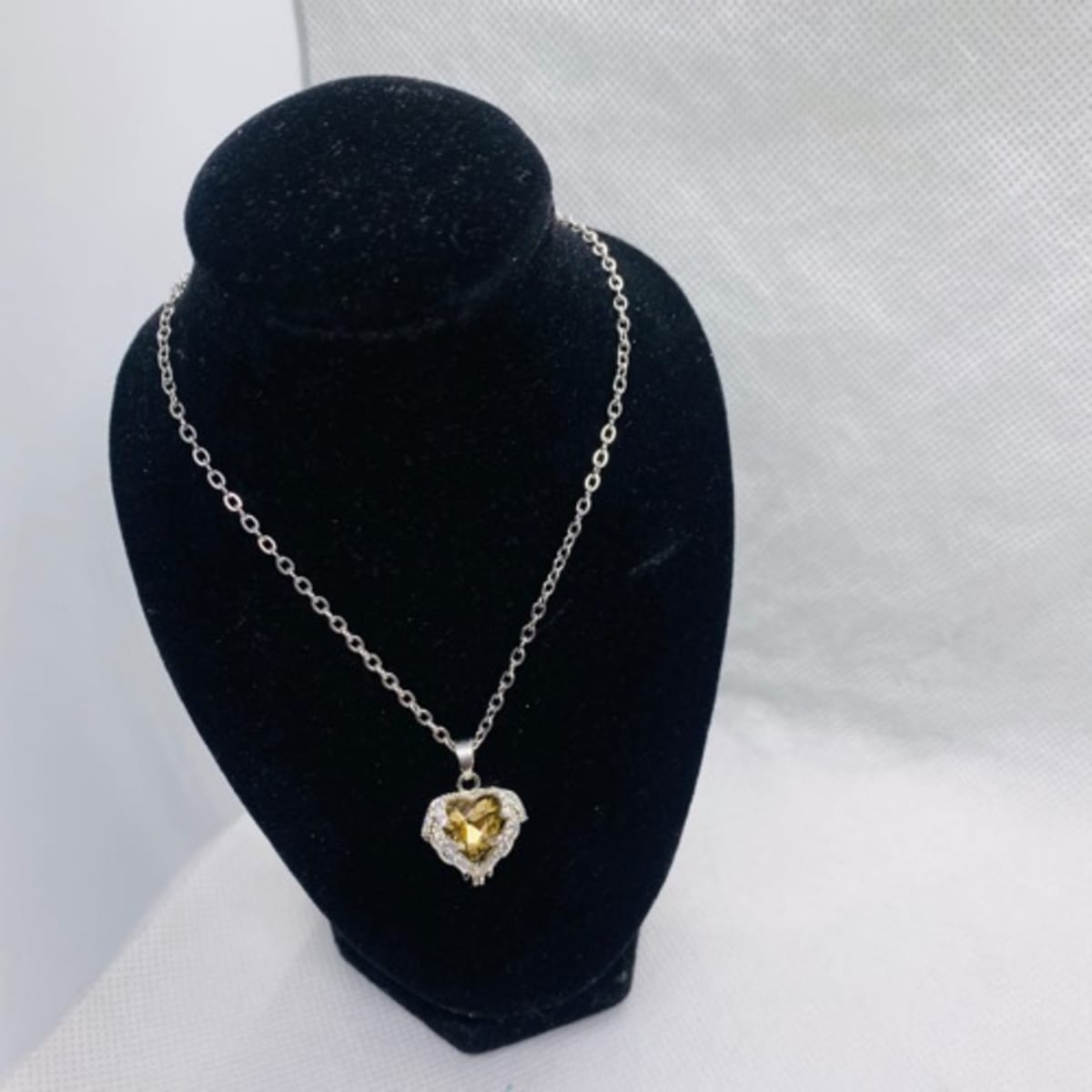 Caged discount heart necklace