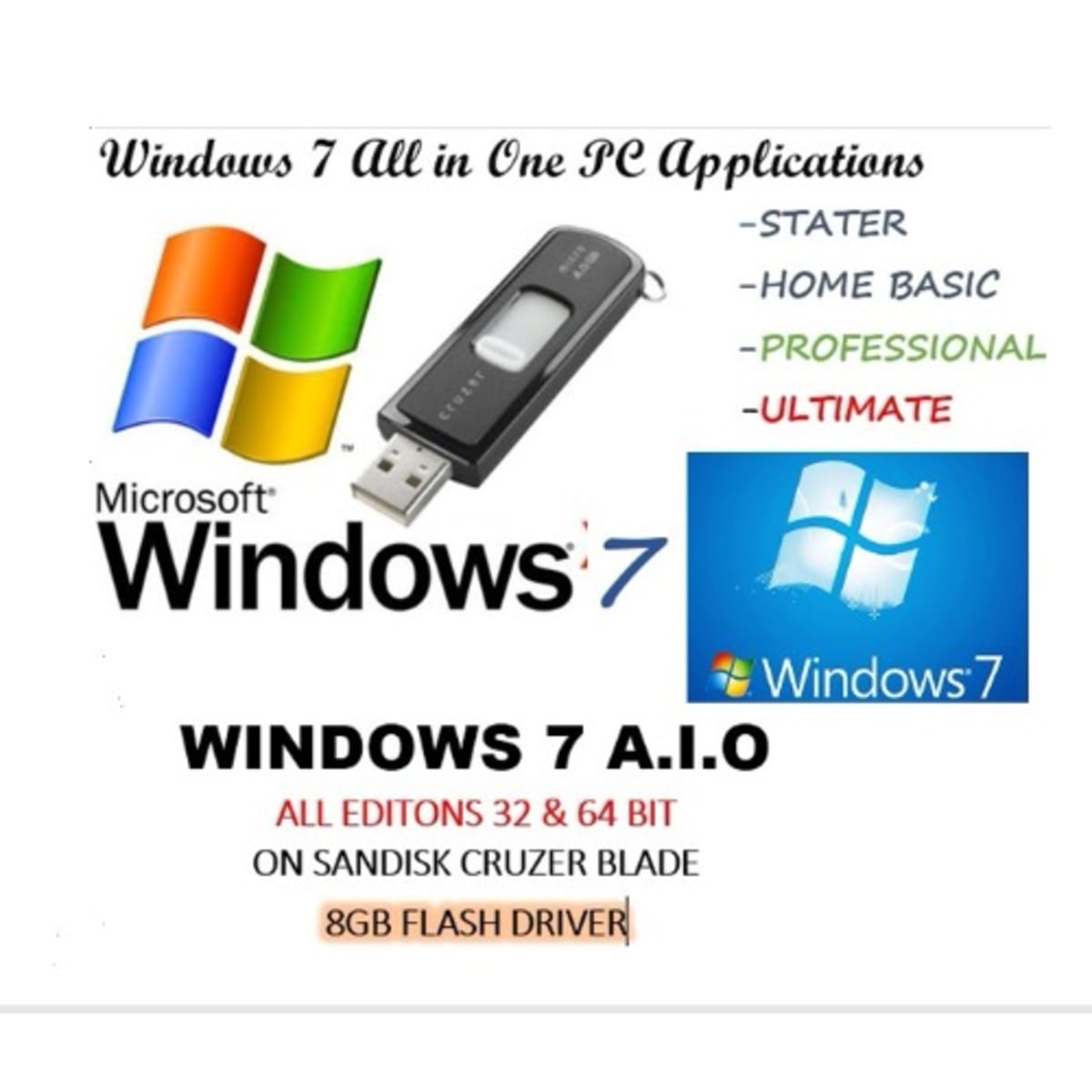 Windows Recovery Usb Drive Versions Sp1 | Konga Online Shopping