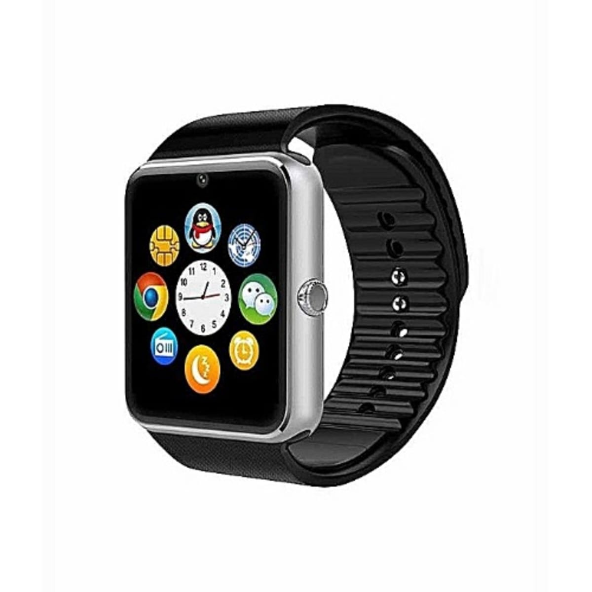 iOS Android Simcard Enabled Gt08 Smart Watch Black Silver